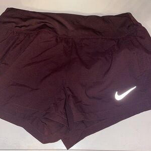 Maroon Nike Running Shorts
